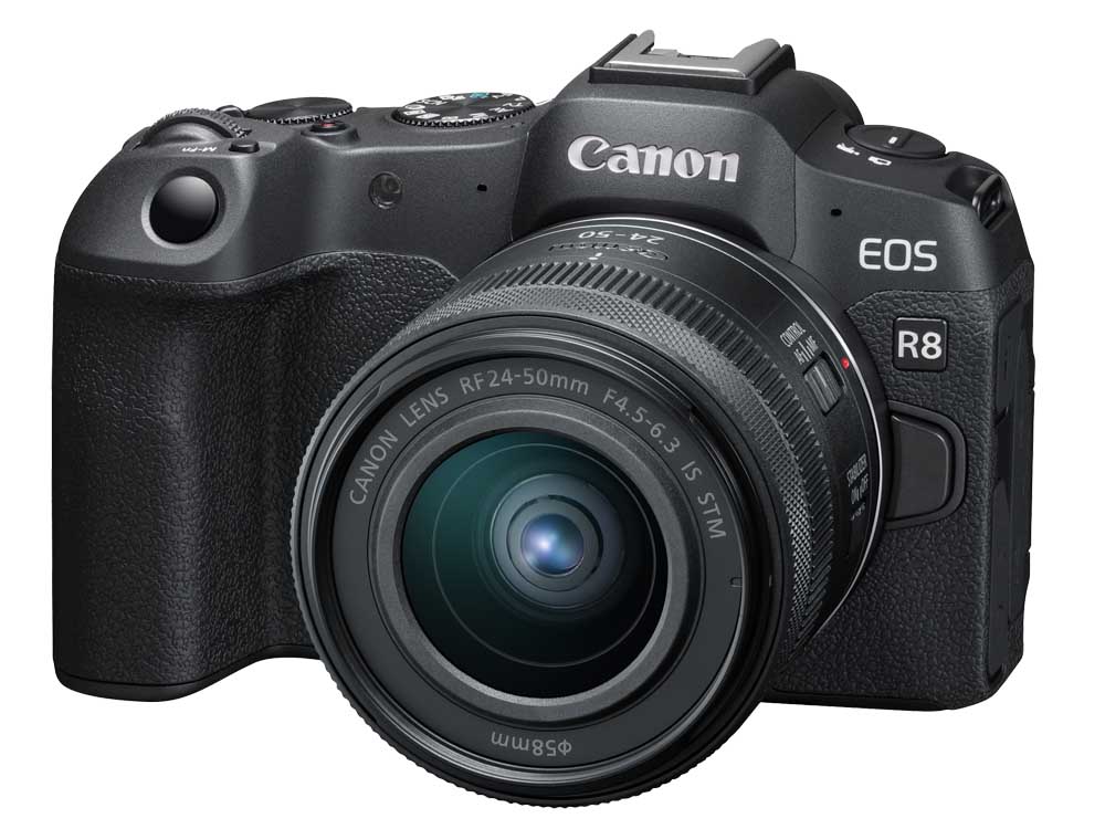 Canon EOS R8 Camera. Canon EOS R8 Mirrorless Camera, Full-Frame Hybrid Camera, 24.2 Megapixel CMOS Image Sensor, 4K Video, Content Creator Camera. The Canon EOS R8 is an entry-level full-frame mirrorless interchangeable-lens camera launched in April 2023. Strong low light performance. A lightweight camera body, travel-friendly, the Canon EOS R8 Mirrorless Camera offers powerful photo and video capabilities for both photographers/hybrid shooters and multimedia content creators. Cameras Uganda. Photo And Video Camera Supplier/Store/Shop in Uganda, East Africa, Kenya, South Sudan, Rwanda, Tanzania, Burundi, DRC-Congo. camerasug.com